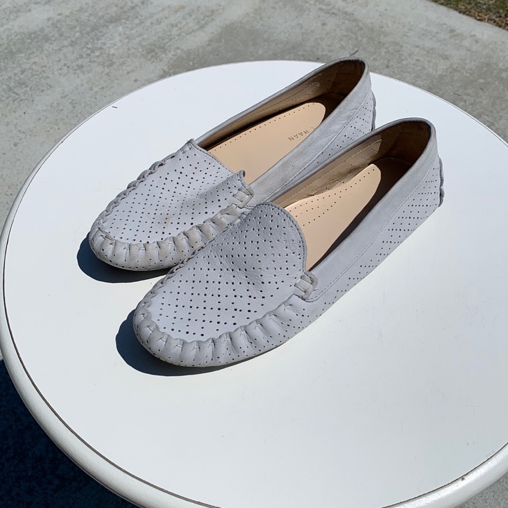 Cole Haan Light Grey Loafers